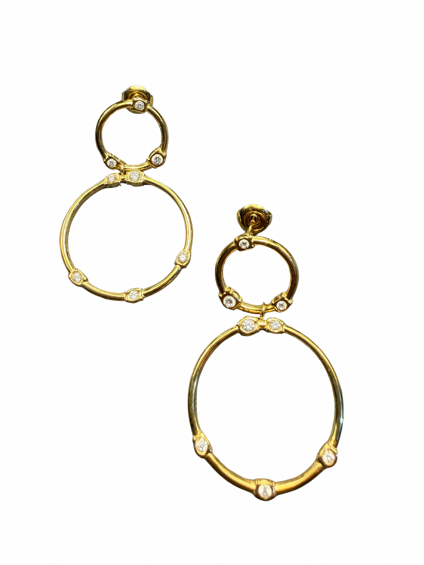 Oorbellen | Glitter cirkel