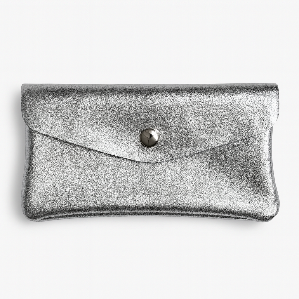 Maxi portemonnee | Metallic graphite