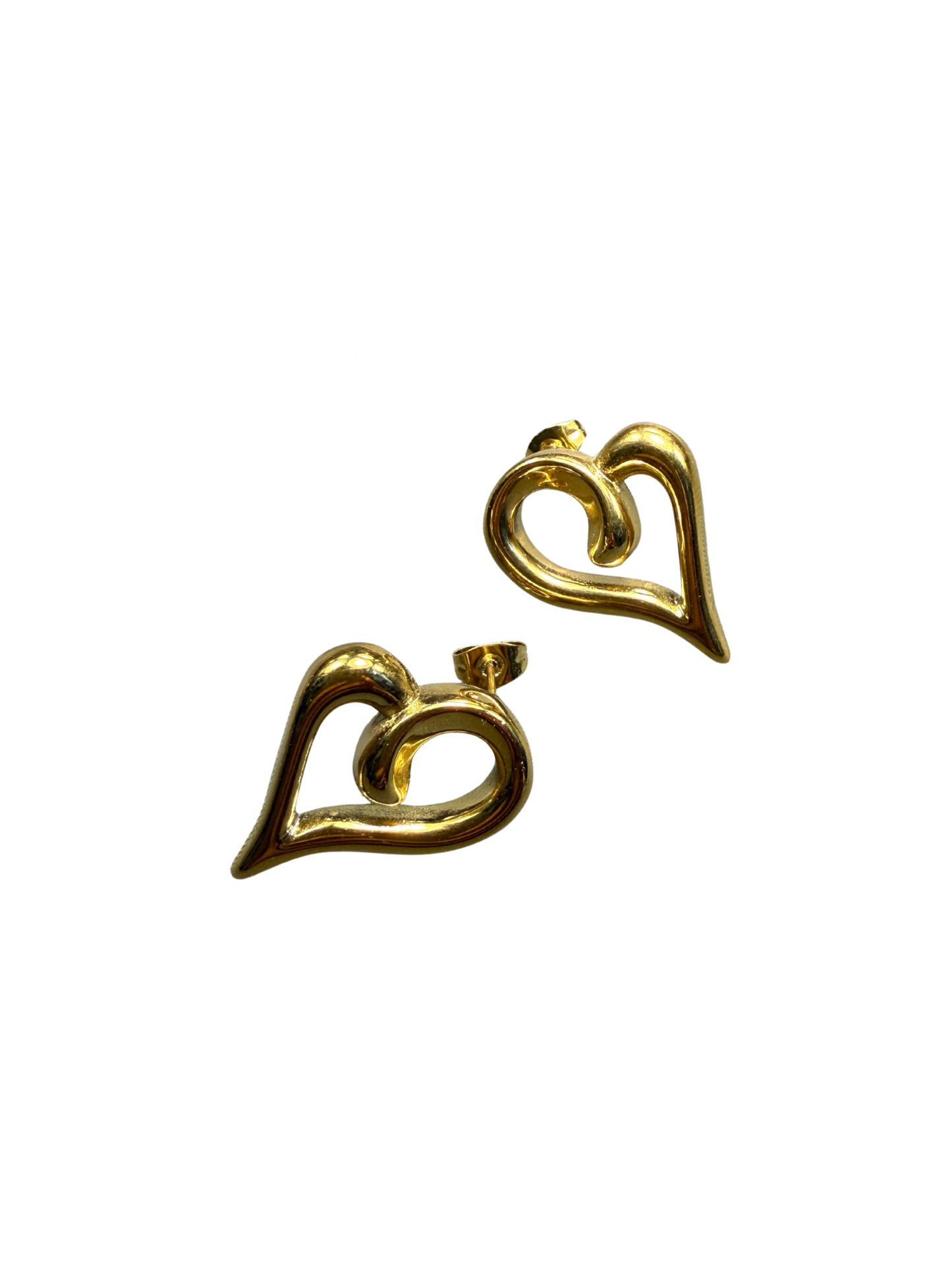 Oorbellen | Groot open hart