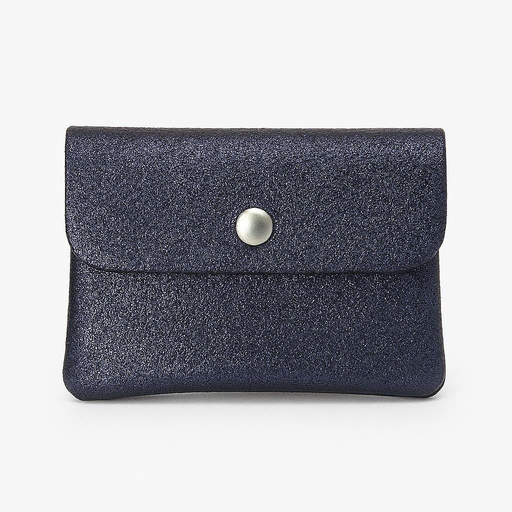 Mini portemonnee | Metallic Deep paars