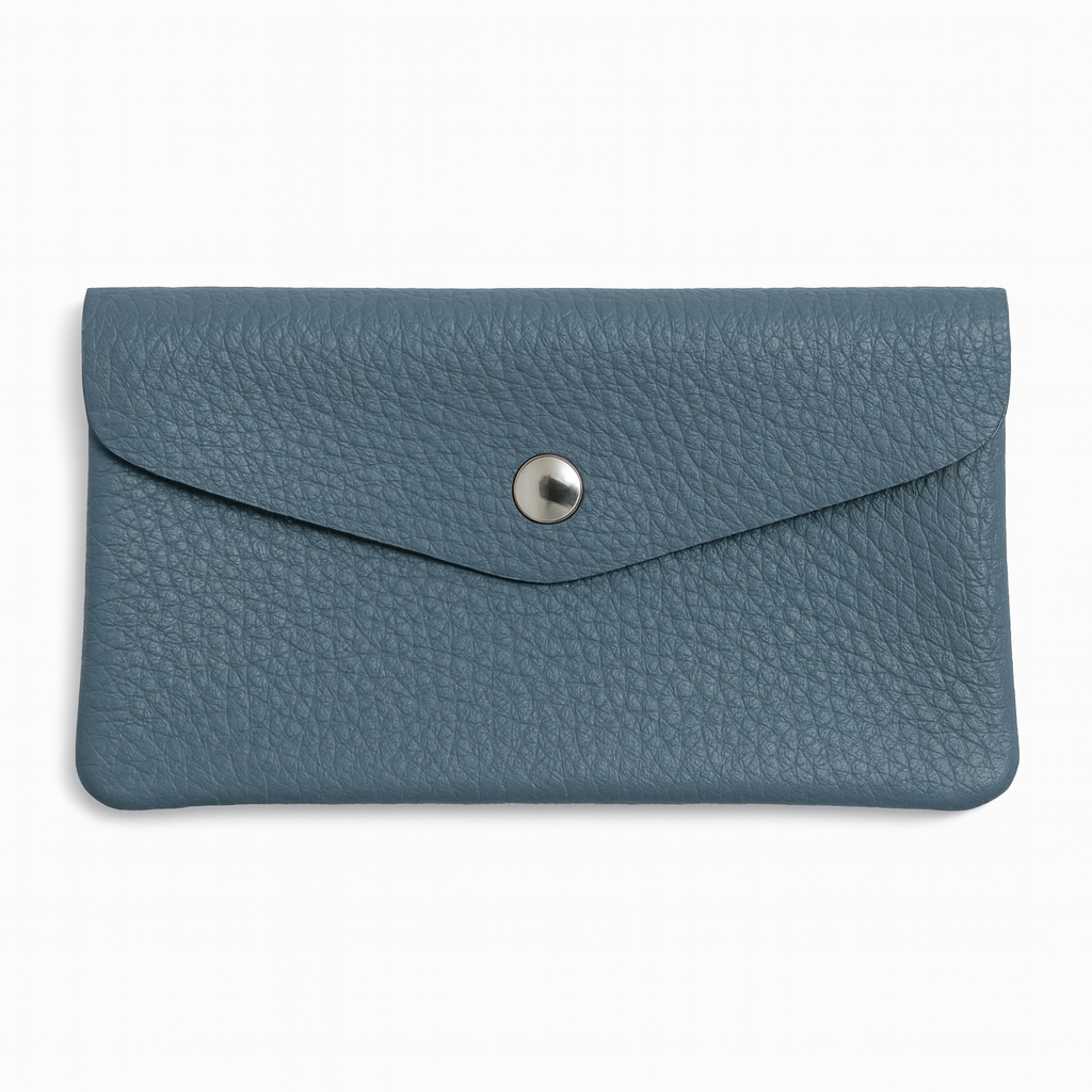 Maxi portemonnee | Jeansblauw