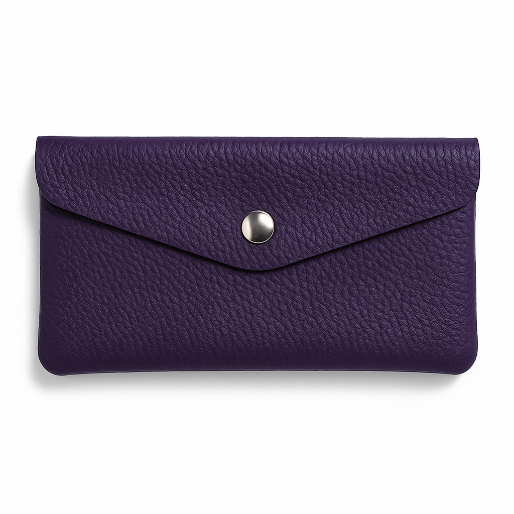 Maxi portemonnee | Aubergine