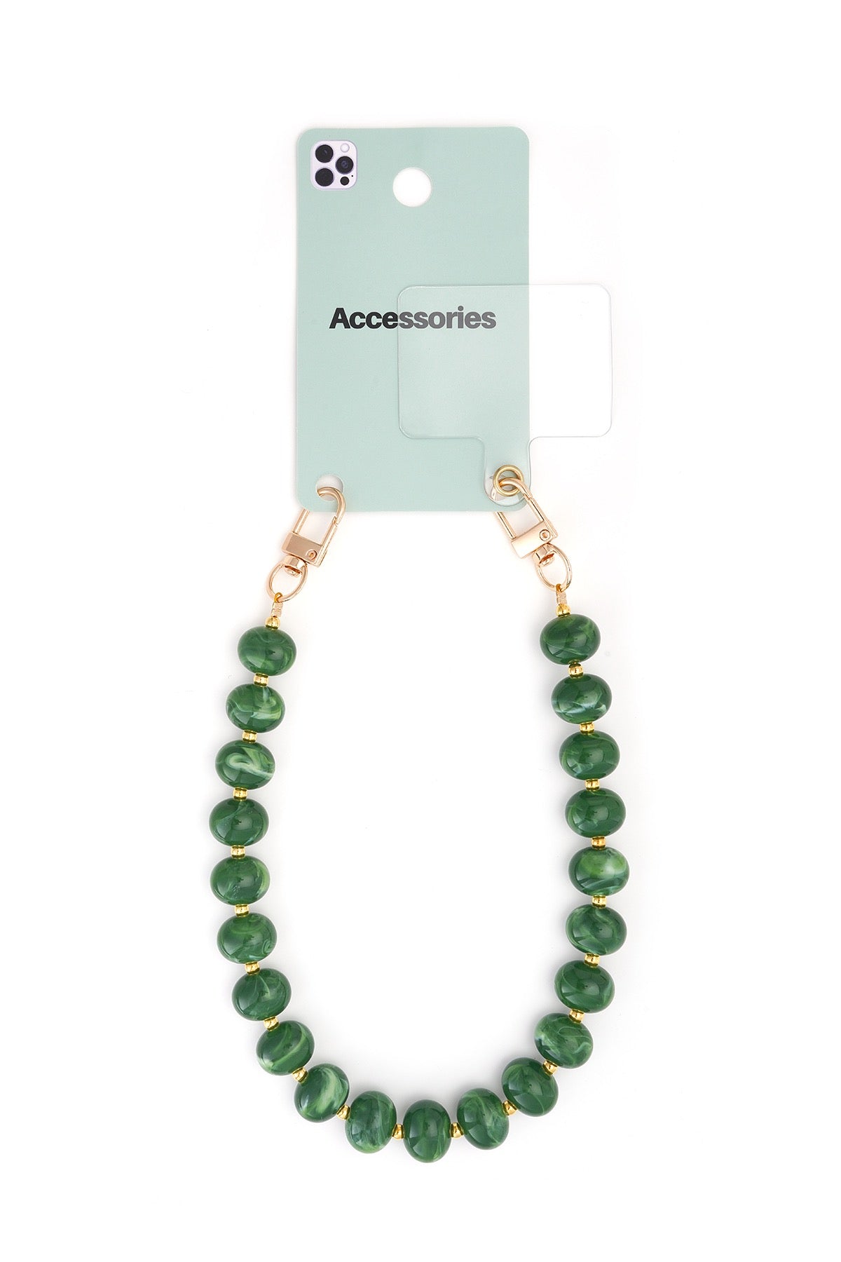 Telefoonkoordje | Swirl Beads