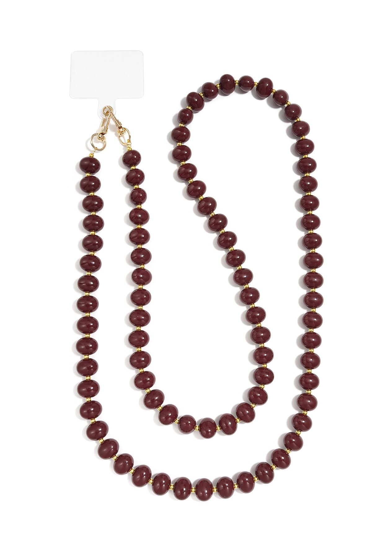 Telefoonkoord | Swirl Beads