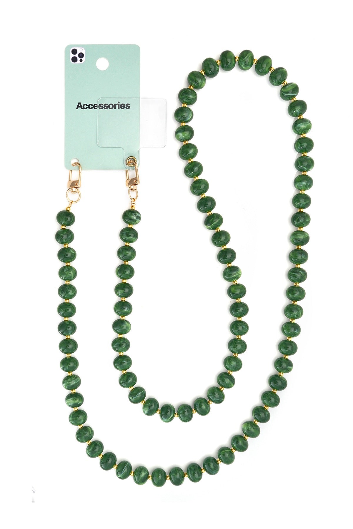 Telefoonkoord | Swirl Beads