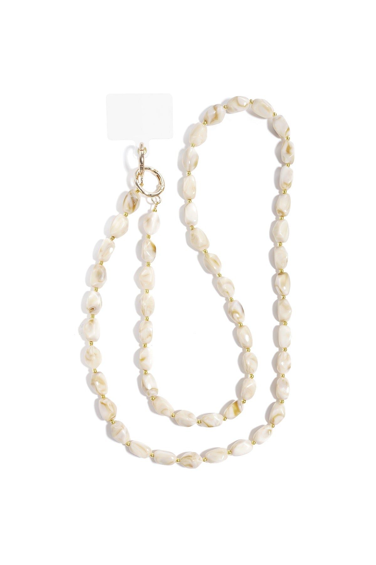 Telefoonkoord | Marble Beads