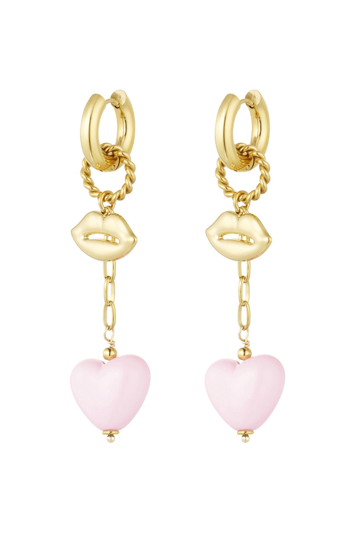 Oorbellen | Love on the lips