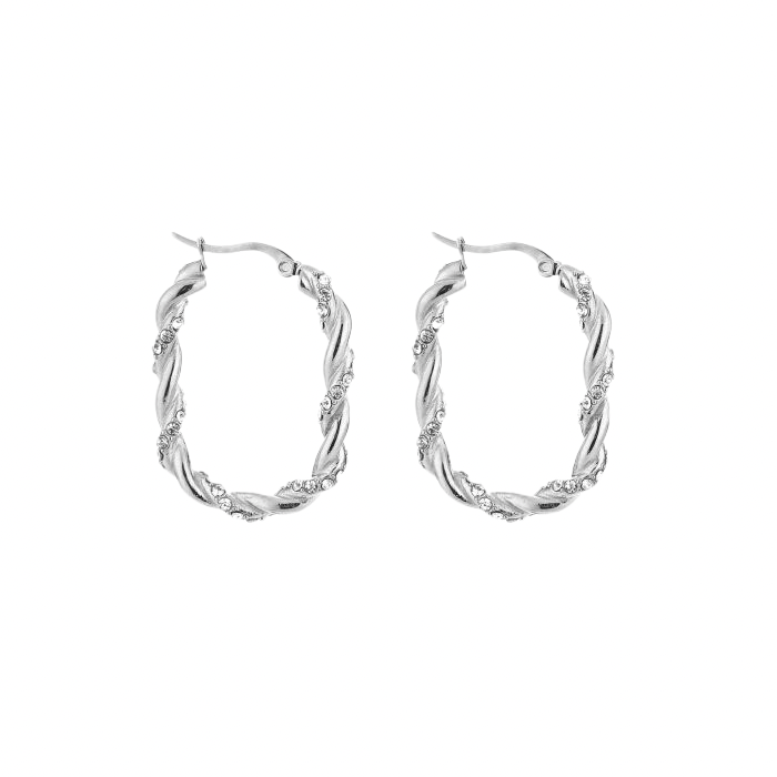 Oorbellen | Hoop glitter