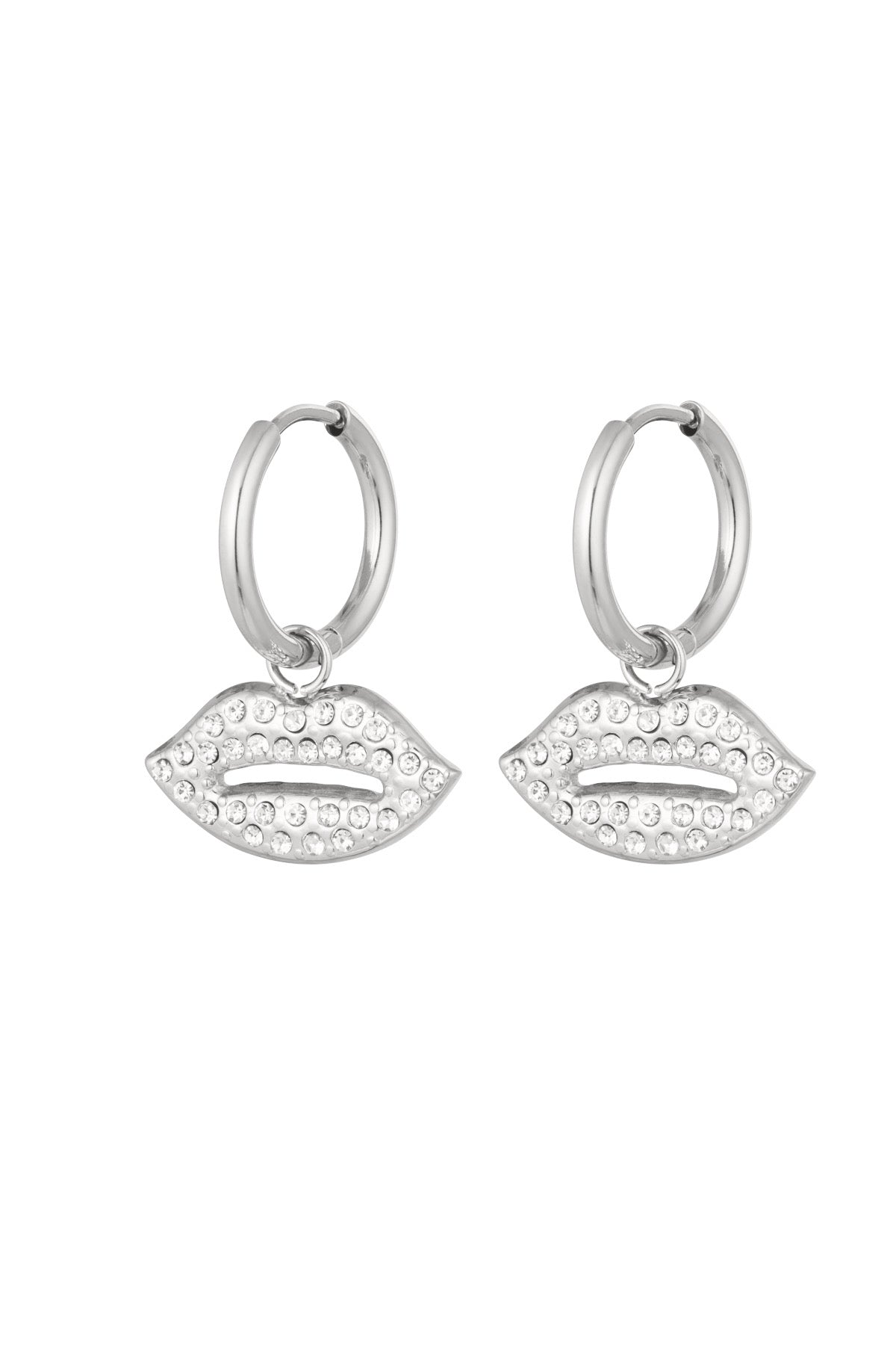 Stijlvolle oorbellen van Louxx the brand, met een uniek lippen ontwerp, perfect voor elke outfit. Oorbellen | Lips