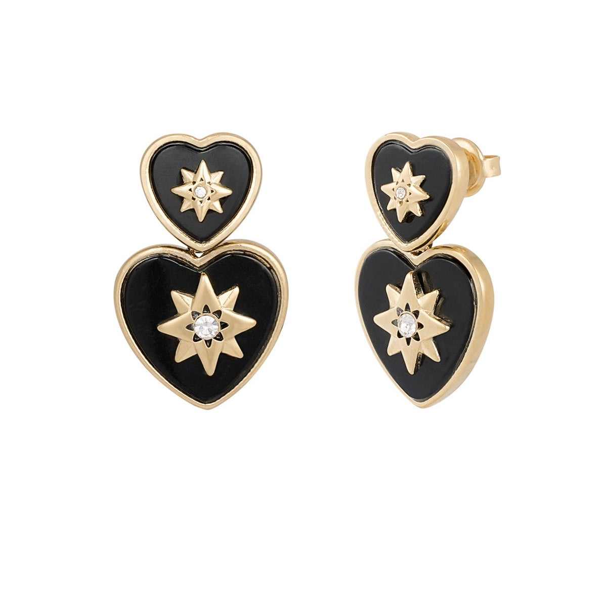 Oorbellen | Hartjes met ster