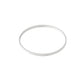 Zilverkleurige RVS-bangle met strass
