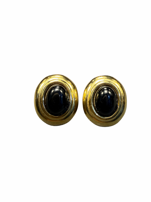 Oorbellen | Ovale steen