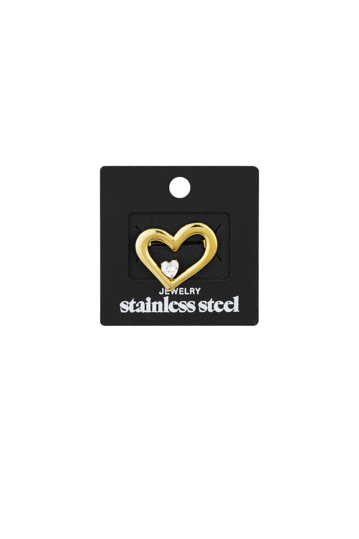 broche bling heart