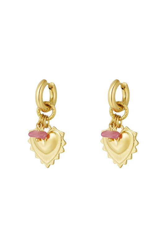 oorbellen bold heart
