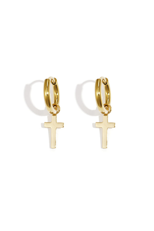 Oorbellen Faith Zilver Stainless Steel
