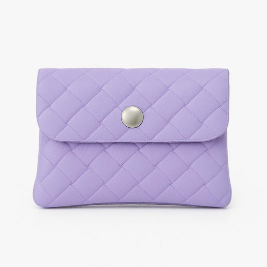 Mini portemonnee | Weave lila