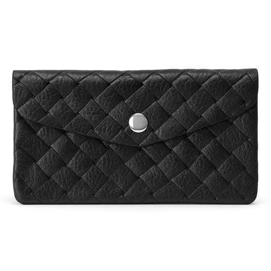 Maxi portemonnee | Weave zwart