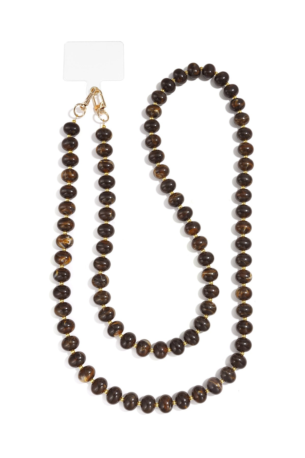 Telefoonkoord | Swirl Beads