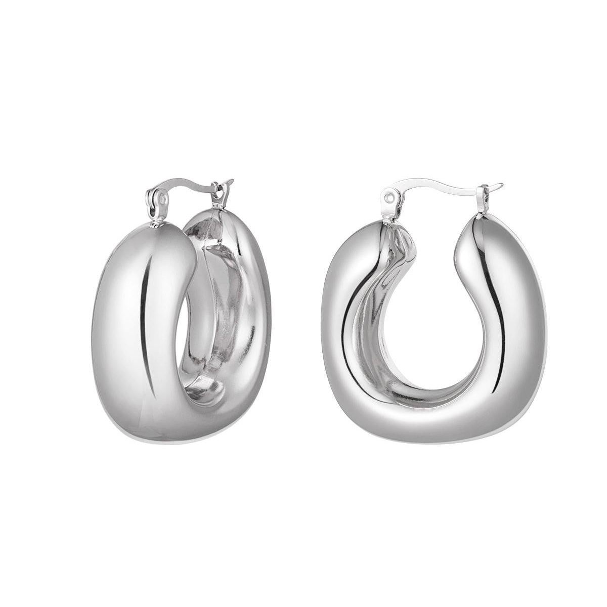 Oorbellen | Abstracte vorm - Louxx the brand