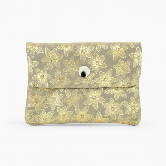 Mini portemonnee | Golden flower