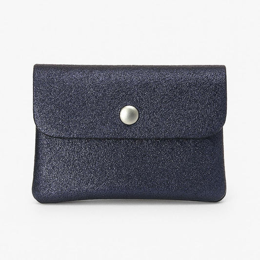 Mini portemonnee | Metallic Deep paars