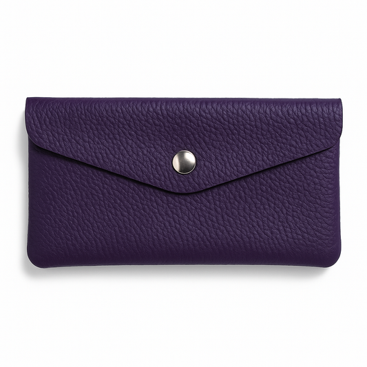 Maxi portemonnee | Aubergine