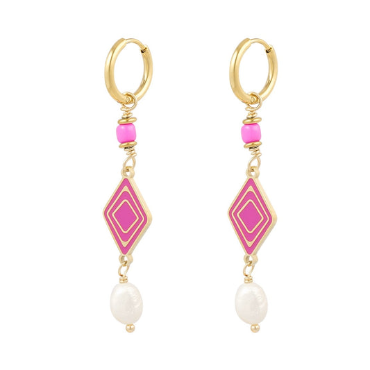 Oorbellen | Colorful miracle - Louxx the brand