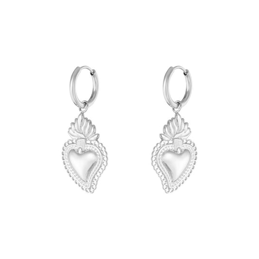 Oorbellen | Flaming Heart