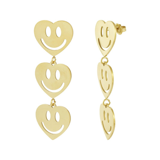 Oorbel | Smiley - Louxx the brand