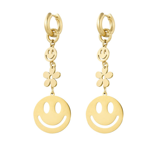 Oorbellen | Smiley - Louxx the brand