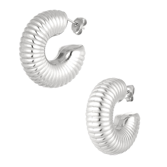 Oorbellen | Aesthetic halve maan - Louxx the brand
