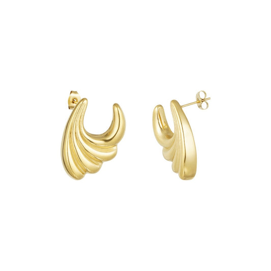 Oorbellen | Wavy wild small - Louxx the brand