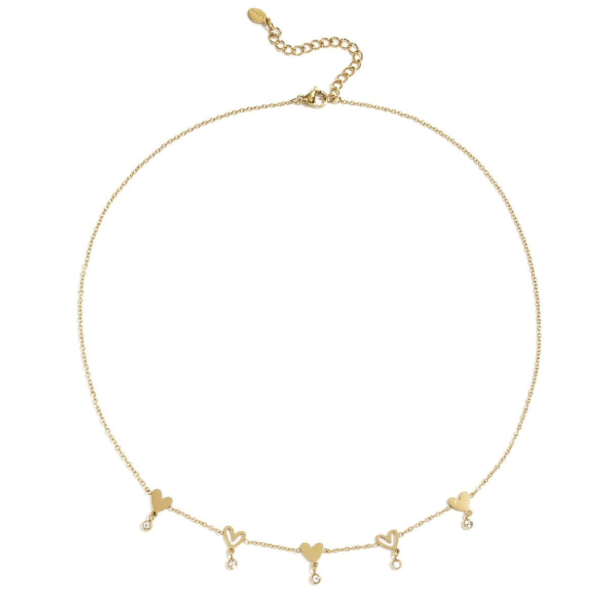 Ketting | Hartjes - Louxx the brand