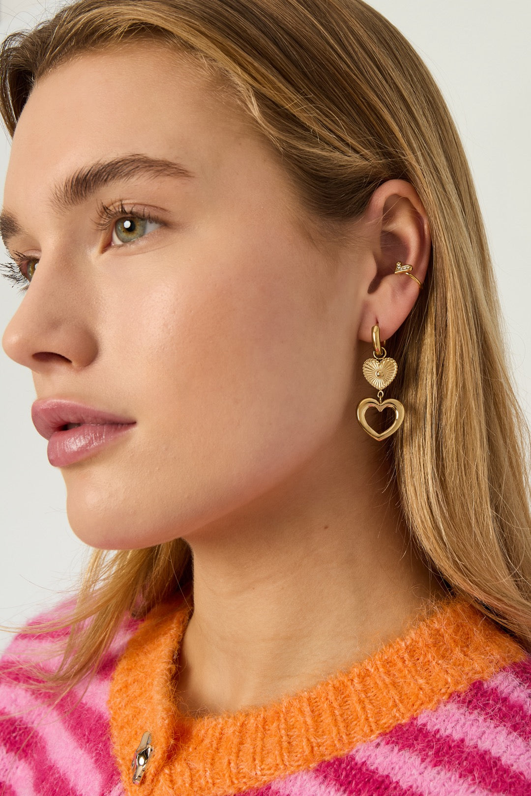 Oorbel | Hartjes - Louxx the brand