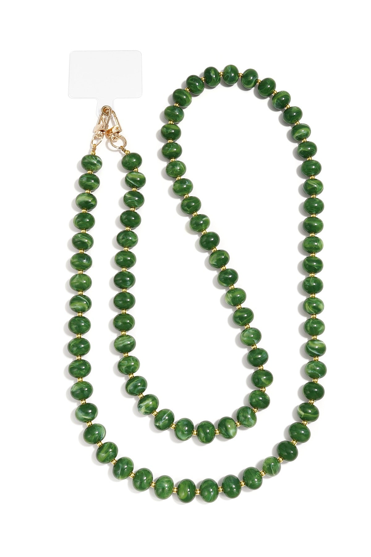 Telefoonkoord | Swirl Beads