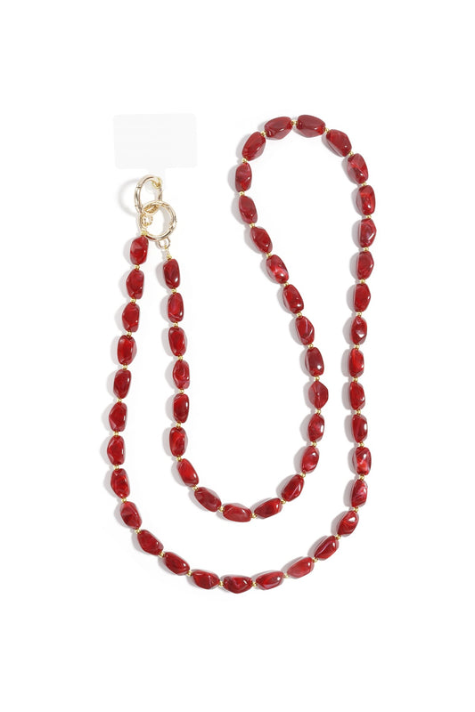 Telefoonkoord | Marble Beads