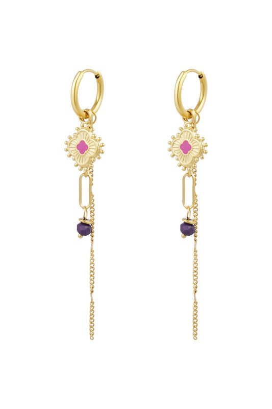 Oorbellen | Klaver hanger set - Louxx the brand
