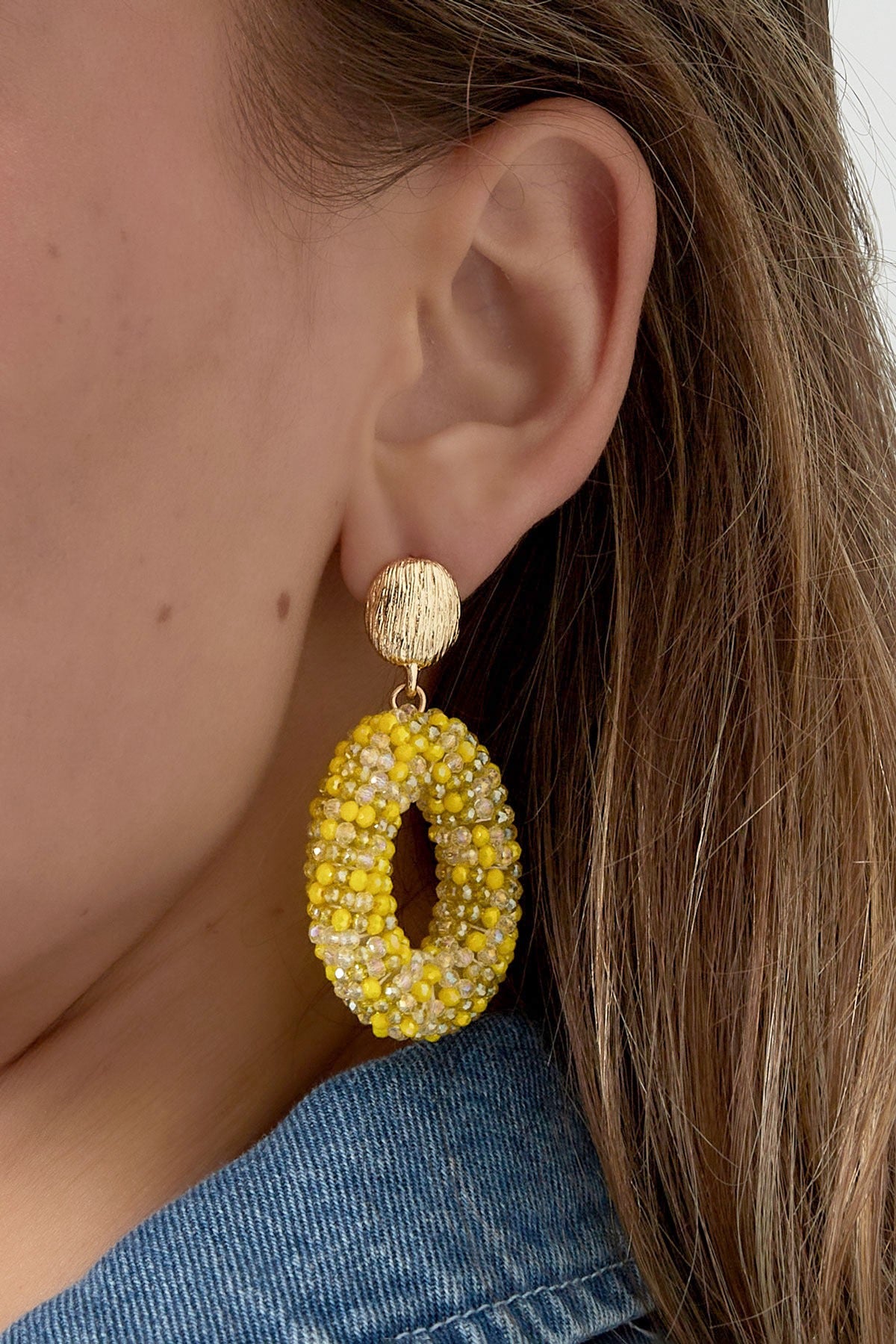 Oorbellen | Ovale discodip - Louxx the brand