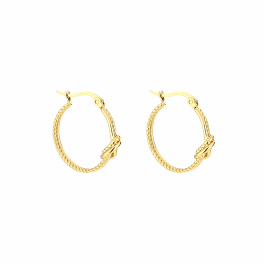 Oorbellen | Hoops knoop