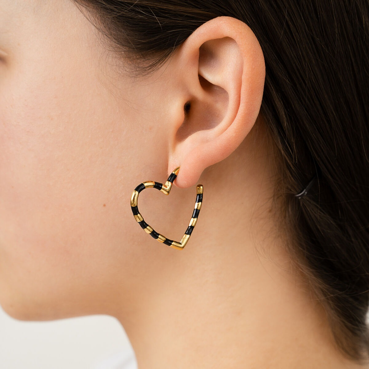 Oorbellen | Kleur hart - Louxx the brand