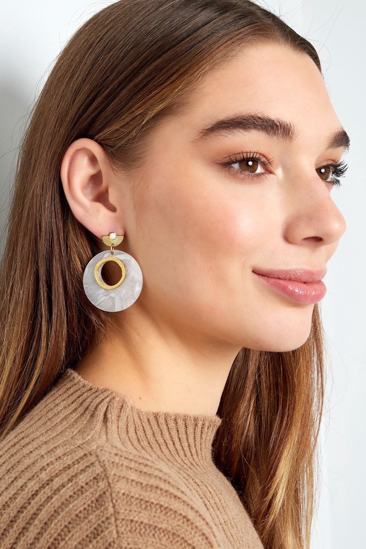 Oorbellen | Waaier rond