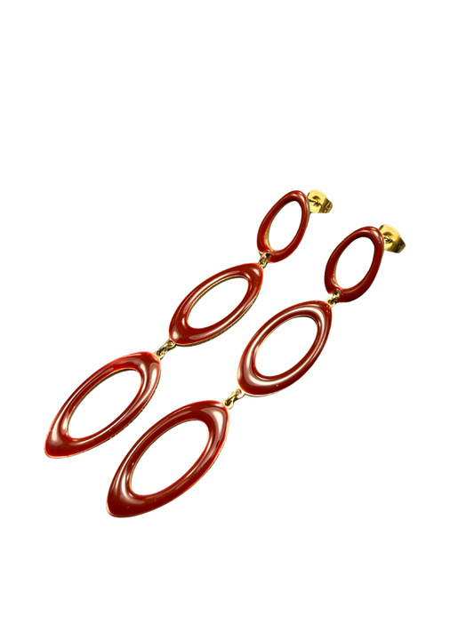 Oorbellen | Cirkel lang - Louxx the brand