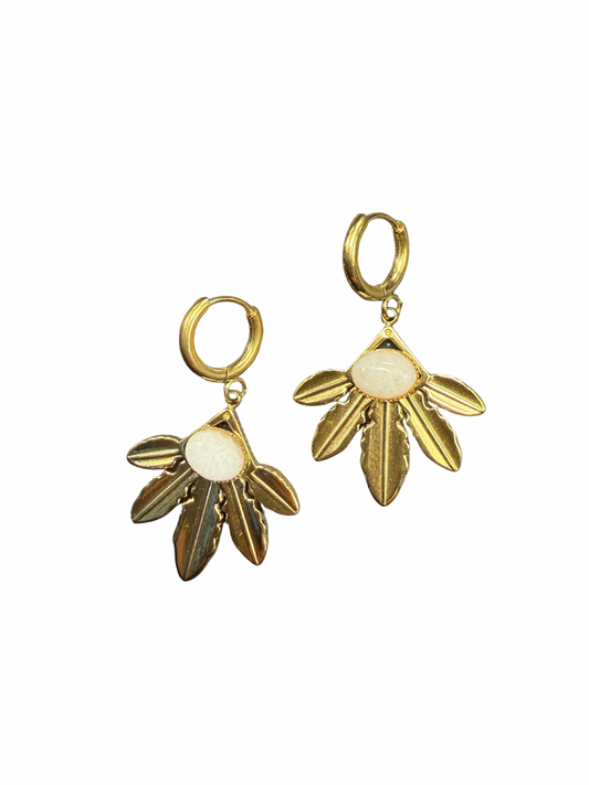 Oorbellen | Blaadje - Louxx the brand