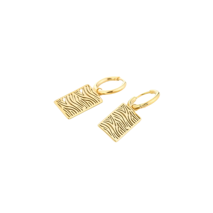 Oorbellen | Zebra - Louxx the brand