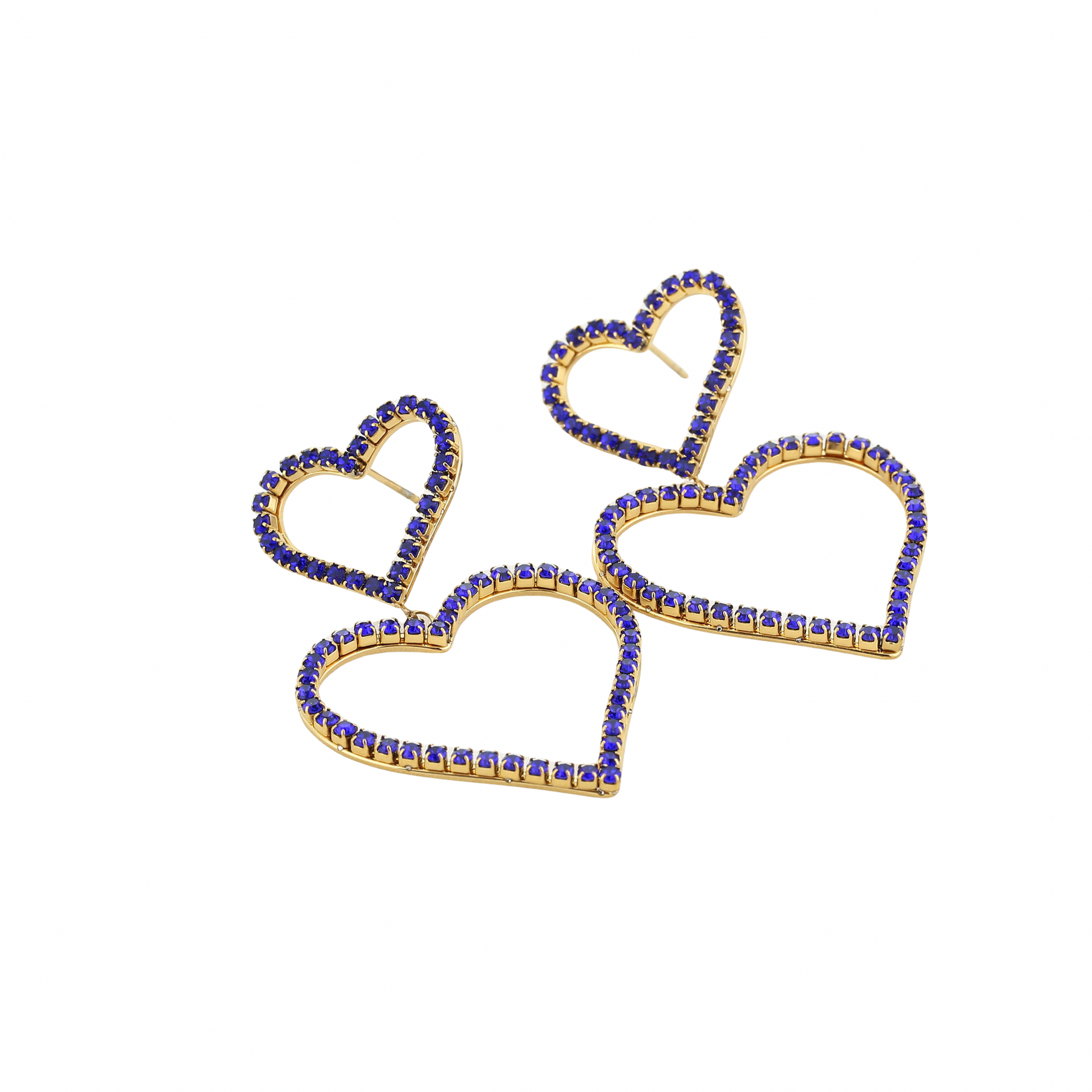 Oorbellen | Glitter hart - Louxx the brand