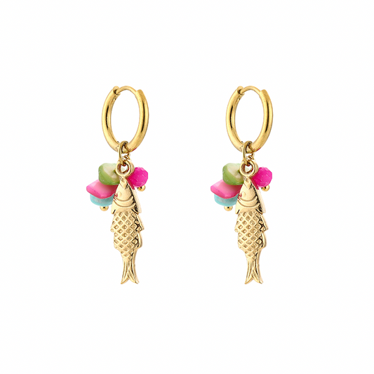 Oorbellen | Fish - Louxx the brand