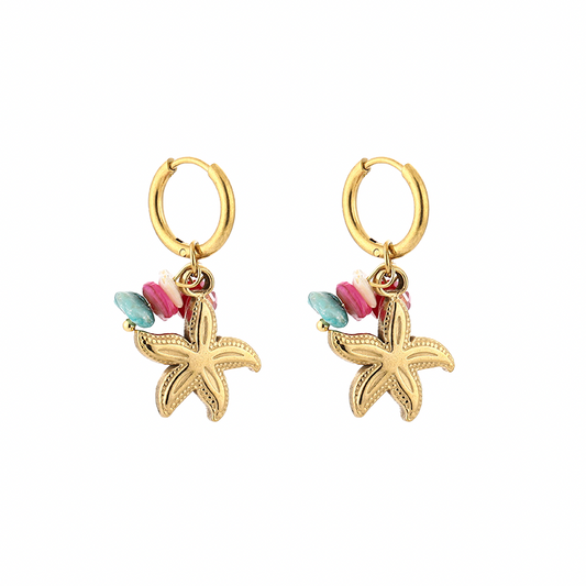 Oorbellen | Zeester - Louxx the brand