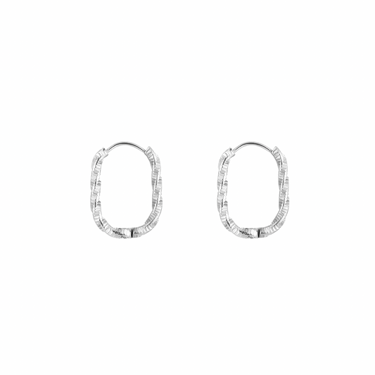 Oorbellen | Ovale hoop - Louxx the brand