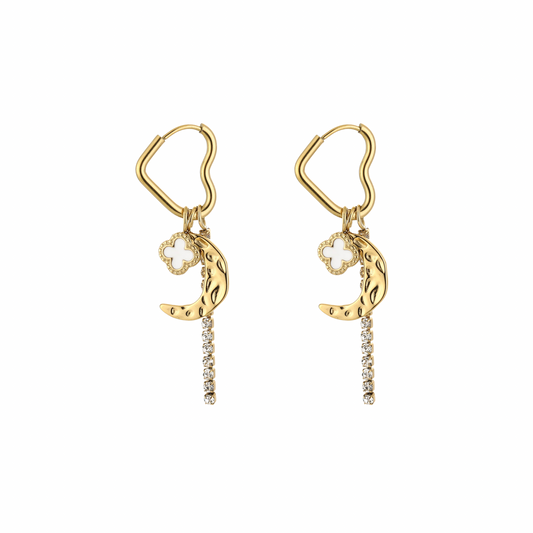Oorbellen | Maan - Louxx the brand