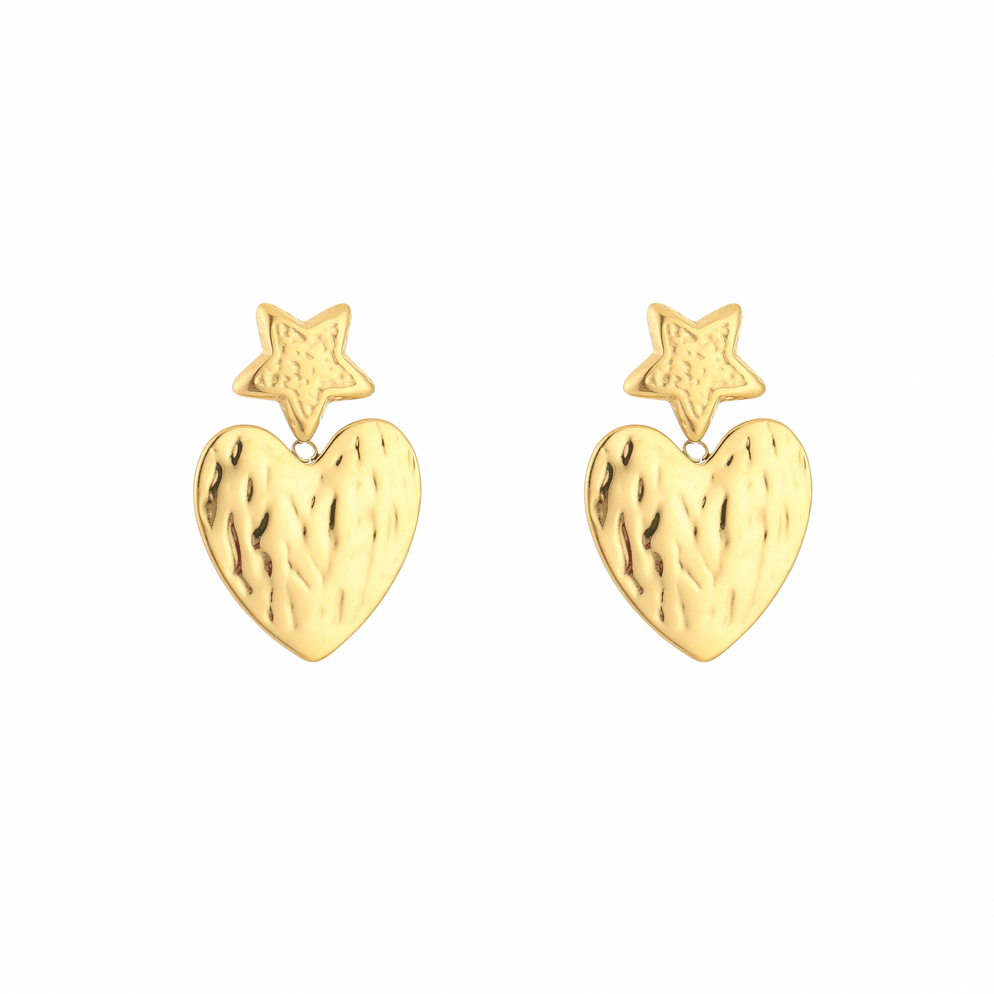 Oorbellen | Ster met hart